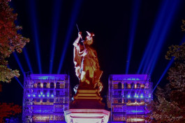 Bergstraße leuchtet