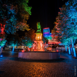 Bergstraße leuchtet