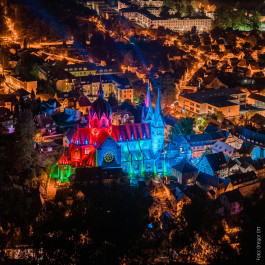 Bergstraße leuchtet