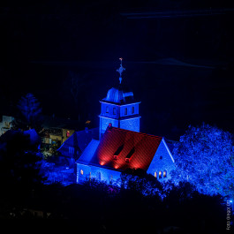 Bergstraße leuchtet
