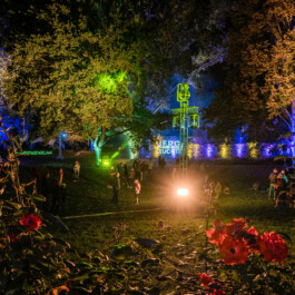 Bergstraße leuchtet