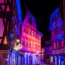 Bergstraße leuchtet